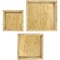 Ekena Millwork Square, Closed Back, Vintage Farmhouse Shadow Box Shelves, Barnwood Decor Collection, PK3 DECR15SBSQCBUF - alternate 1